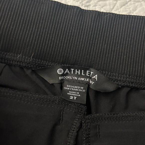 Athleta Brooklyn Ankle Pants Black Tall - Picture 3 of 5